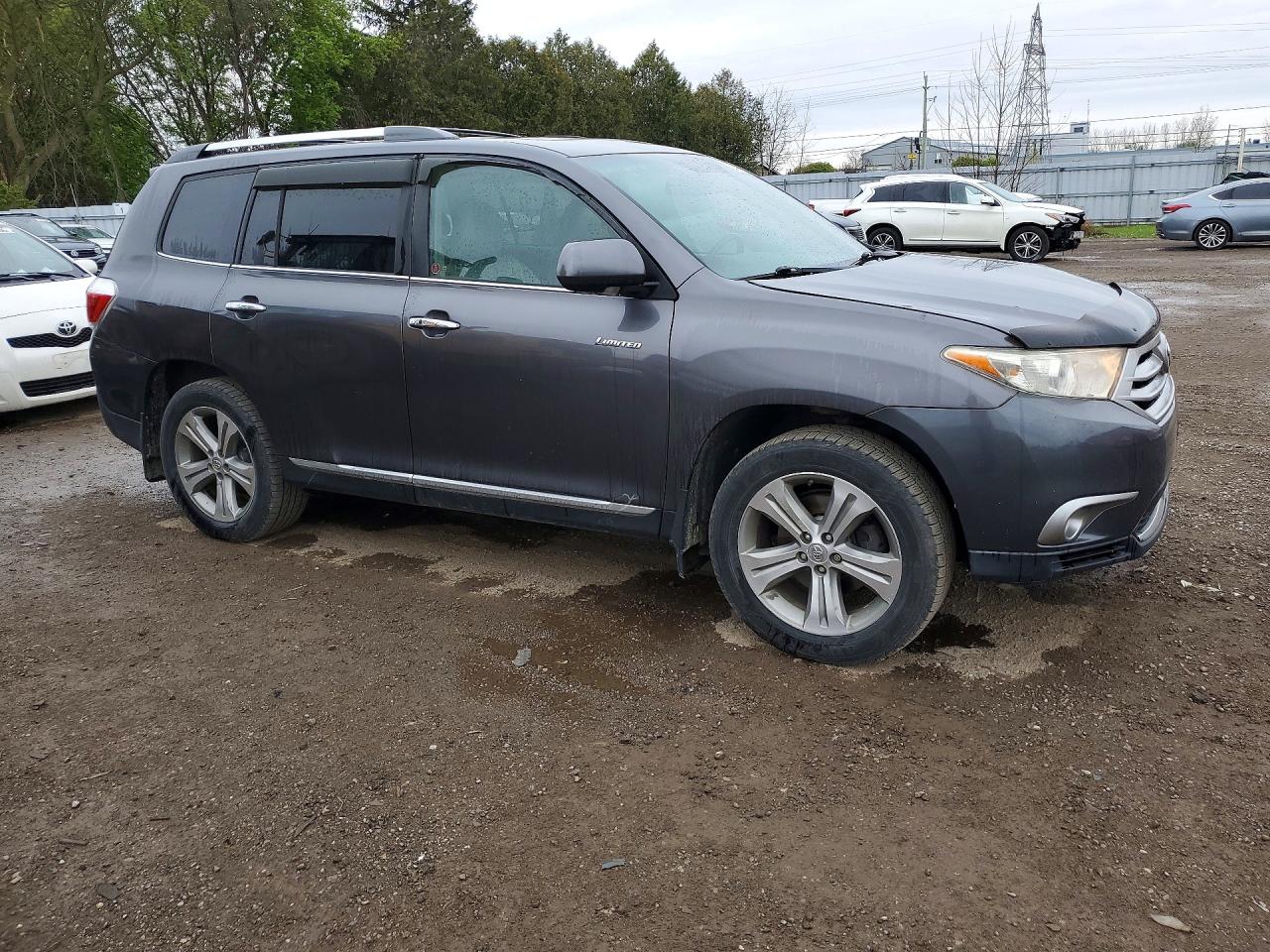 2011 Toyota Highlander Limited Gray vin: 5TDDK3EH2BS044027