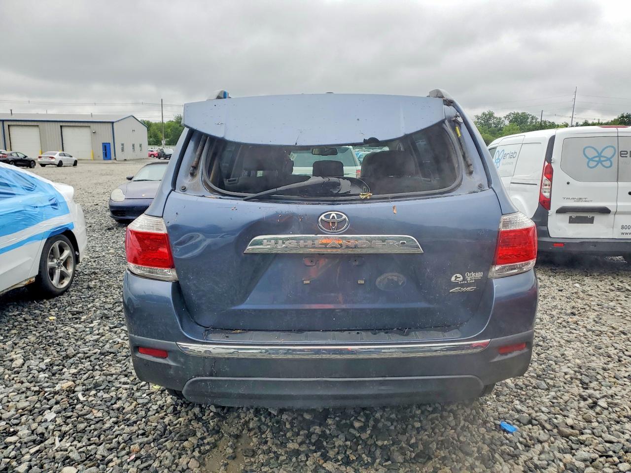 2011 Toyota Highlander Limited Blue vin: 5TDDK3EH2BS044240
