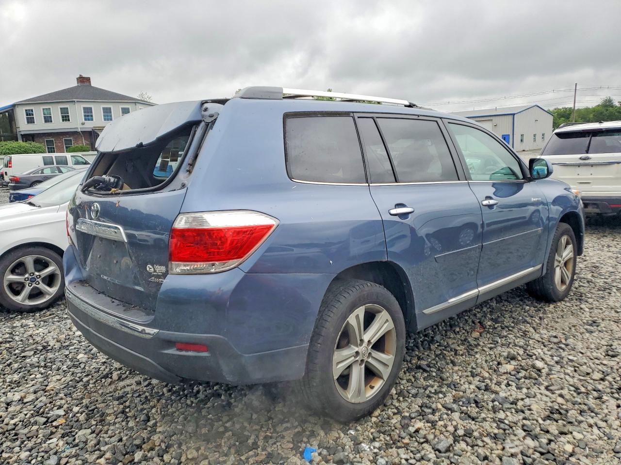 2011 Toyota Highlander Limited Blue vin: 5TDDK3EH2BS044240