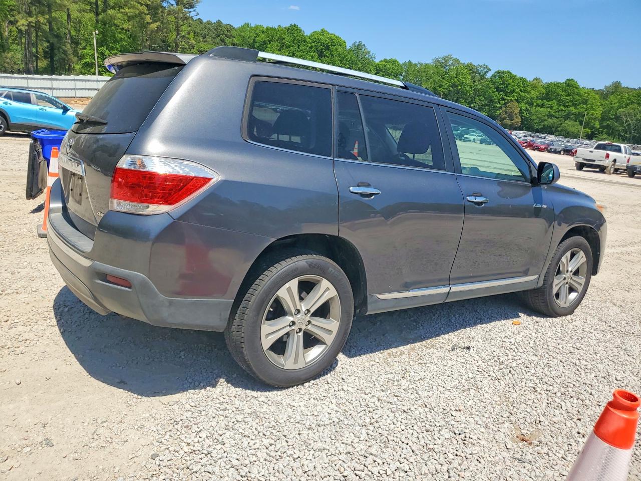 2011 Toyota Highlander Limited Серый vin: 5TDDK3EH2BS051835