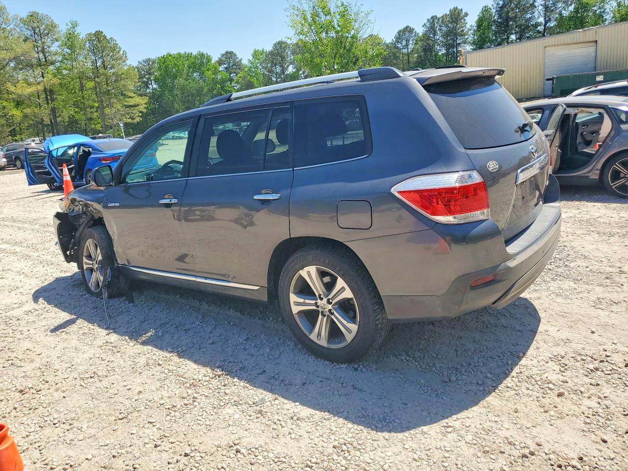 2011 Toyota Highlander Limited Серый vin: 5TDDK3EH2BS051835