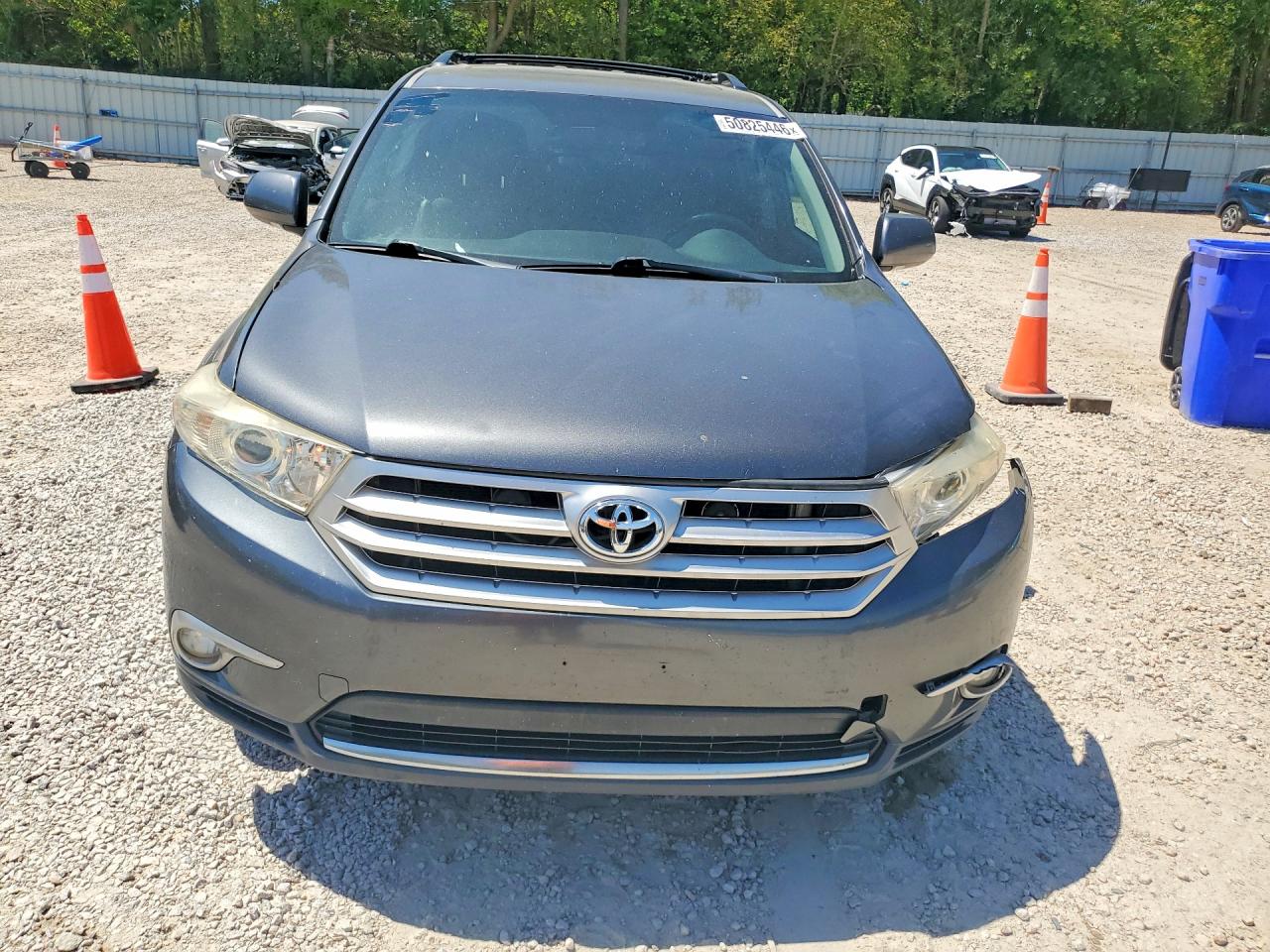 2011 Toyota Highlander Limited Серый vin: 5TDDK3EH2BS051835