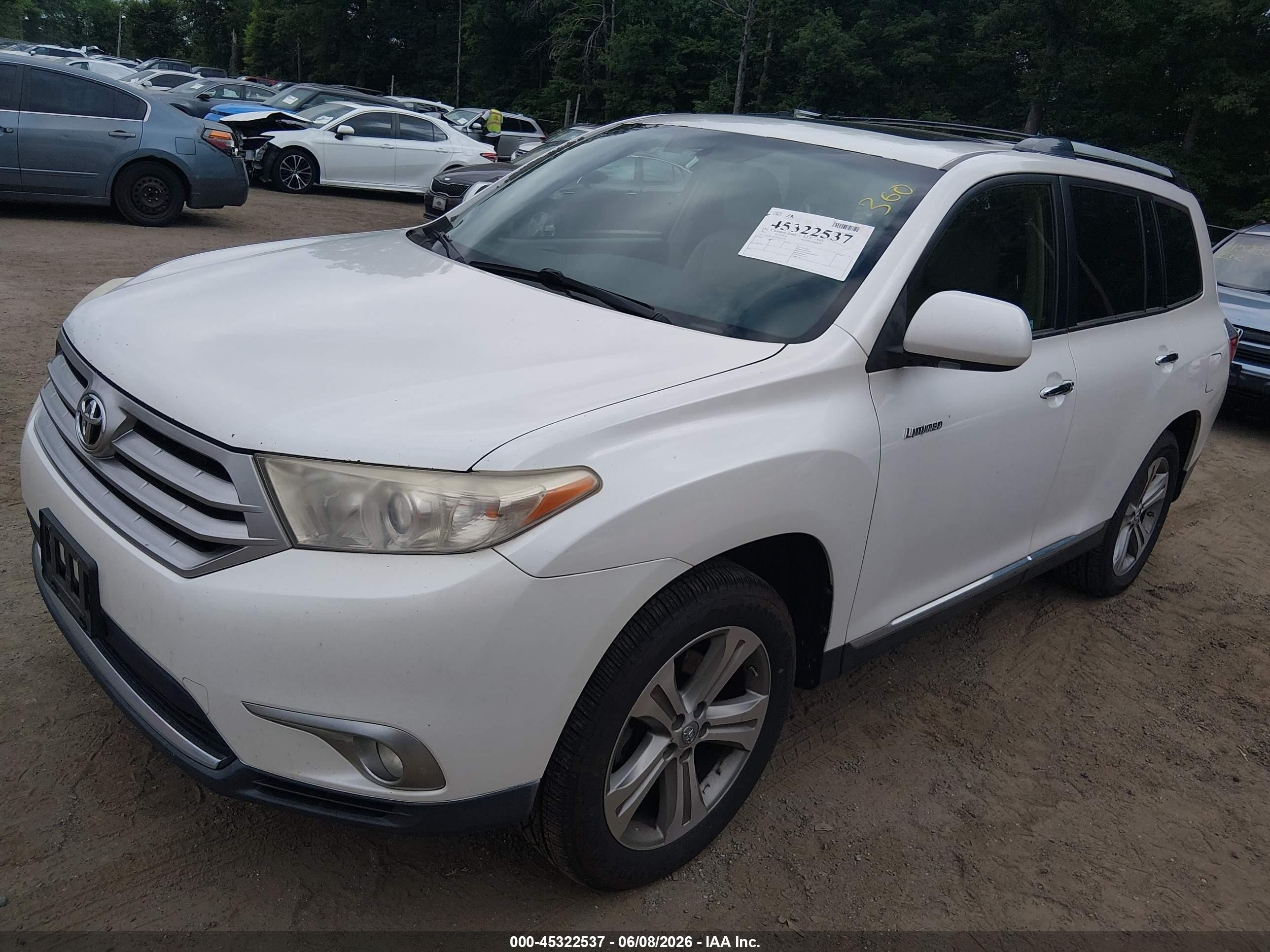 2011 Toyota Highlander Limited V6 Коричневый vin: 5TDDK3EH2BS062236