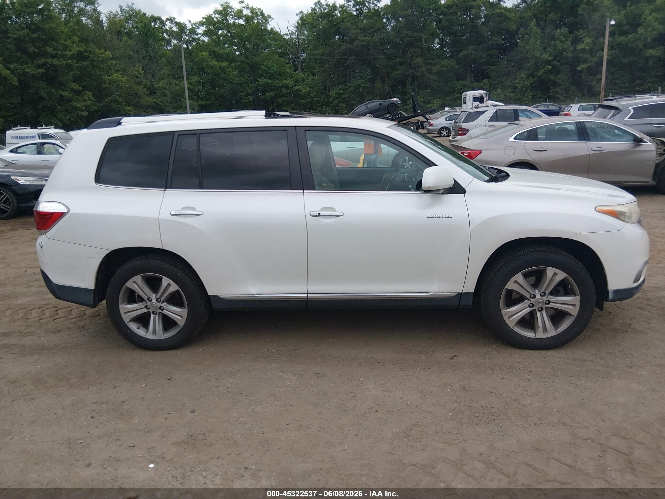 2011 Toyota Highlander Limited V6 Коричневый vin: 5TDDK3EH2BS062236