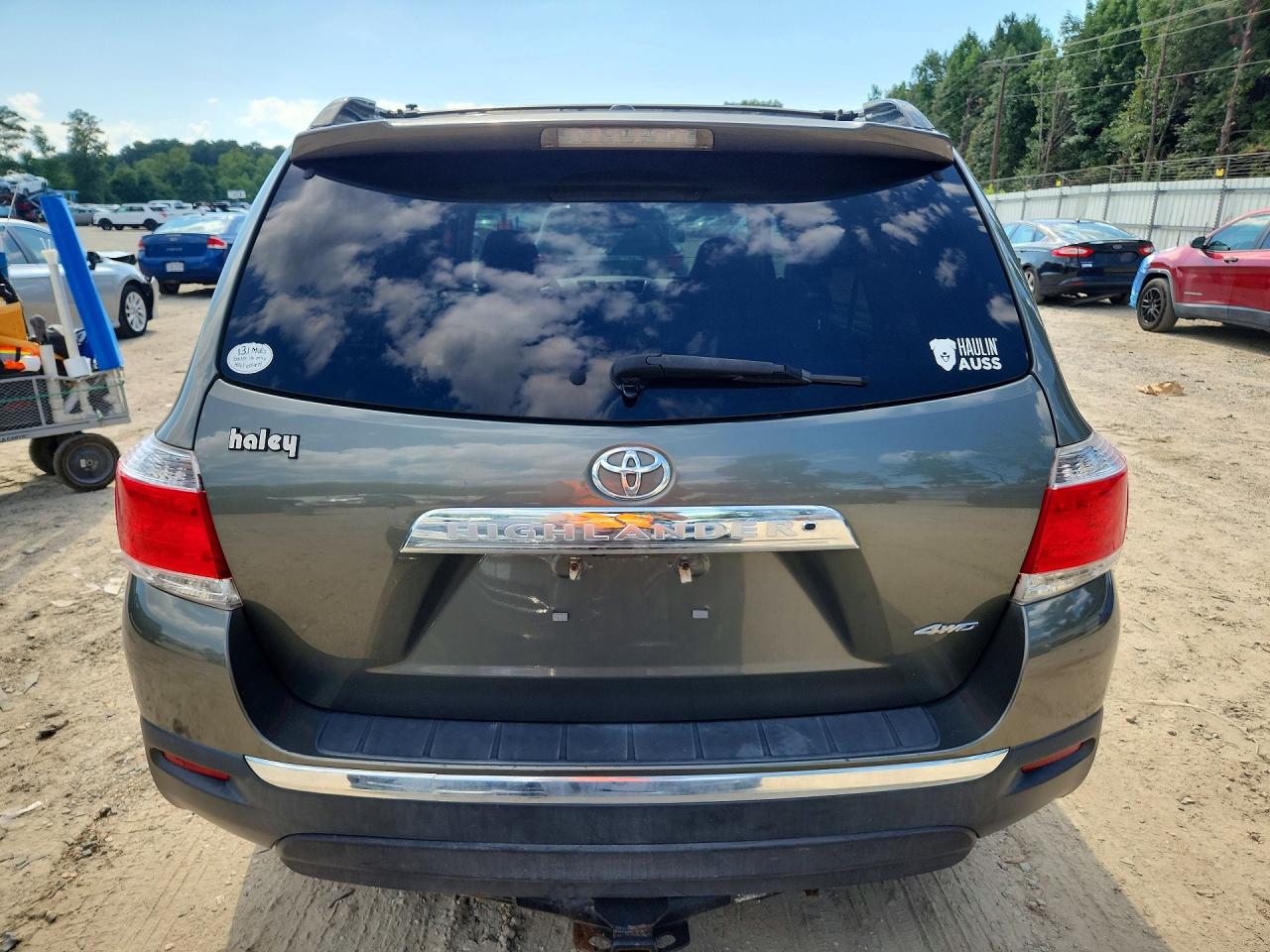 2011 Toyota Highlander Limited Green vin: 5TDDK3EH2BS068148