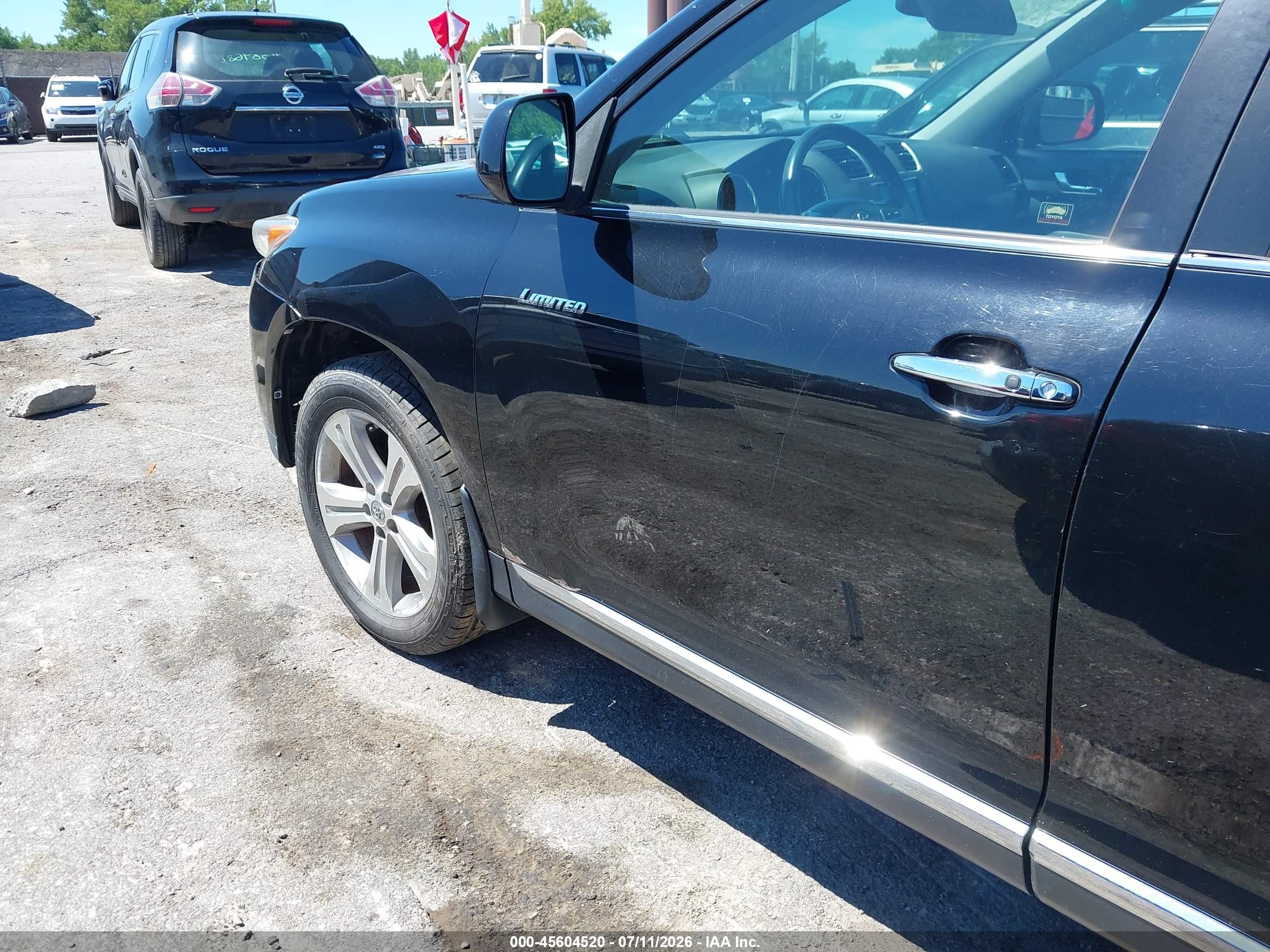 2011 Toyota Highlander Limited V6 Black vin: 5TDDK3EH2BS079604
