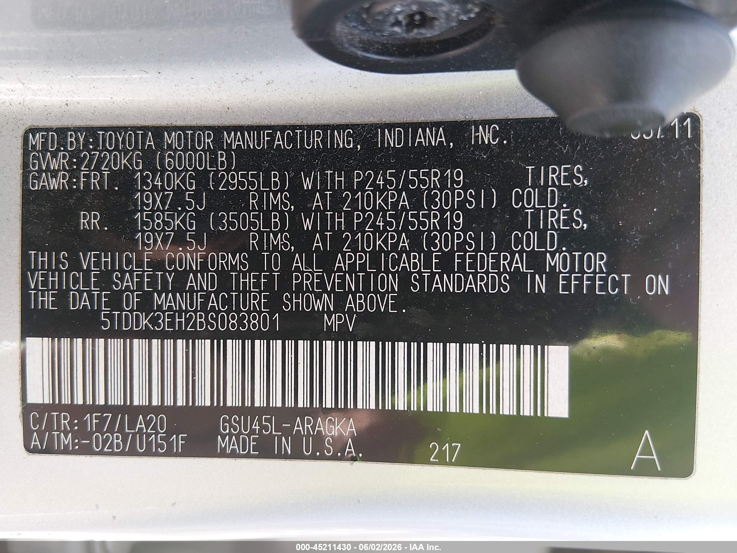 2011 Toyota Highlander Limited V6 Silver vin: 5TDDK3EH2BS083801