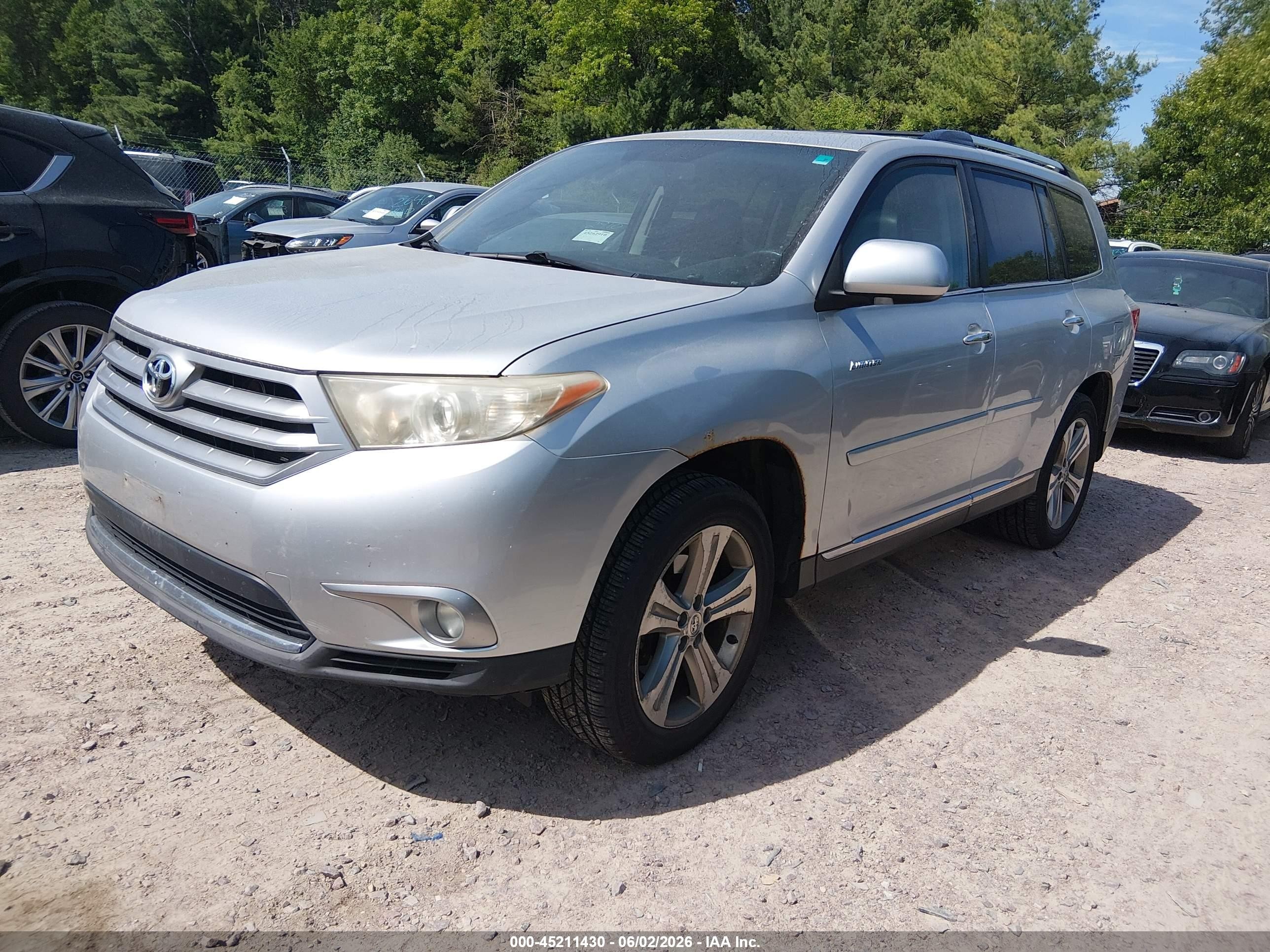2011 Toyota Highlander Limited V6 Silver vin: 5TDDK3EH2BS083801