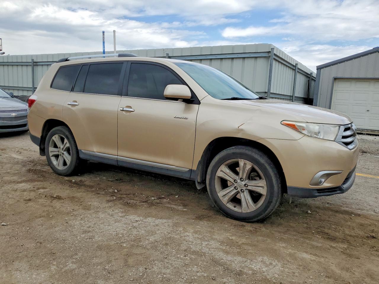 2012 Toyota Highlander Limited Tan vin: 5TDDK3EH2CS095903