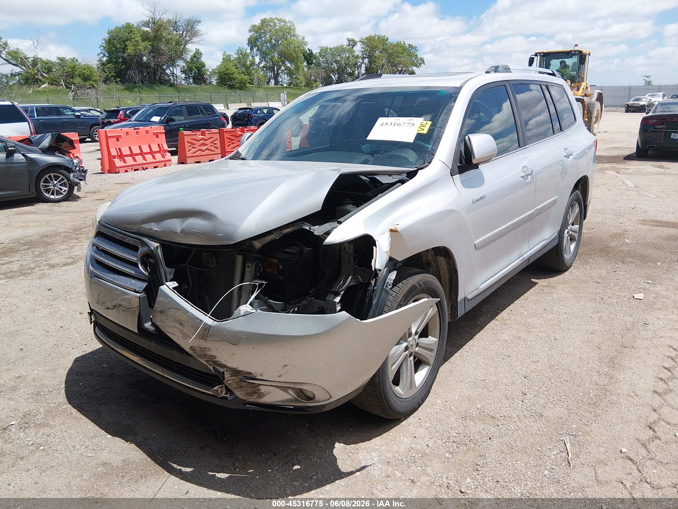 2012 Toyota Highlander Limited V6 Silver vin: 5TDDK3EH2CS096694