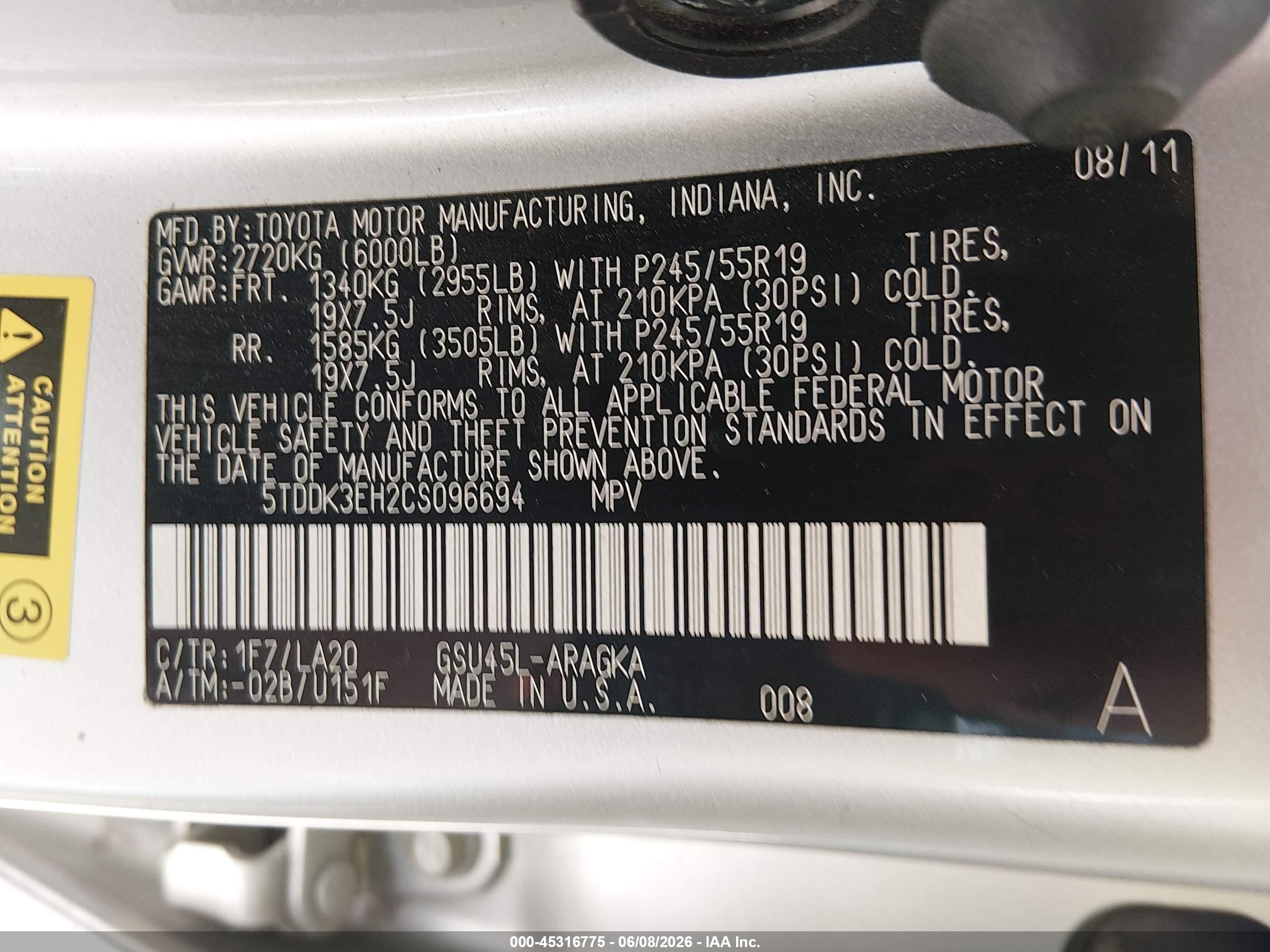 2012 Toyota Highlander Limited V6 Silver vin: 5TDDK3EH2CS096694