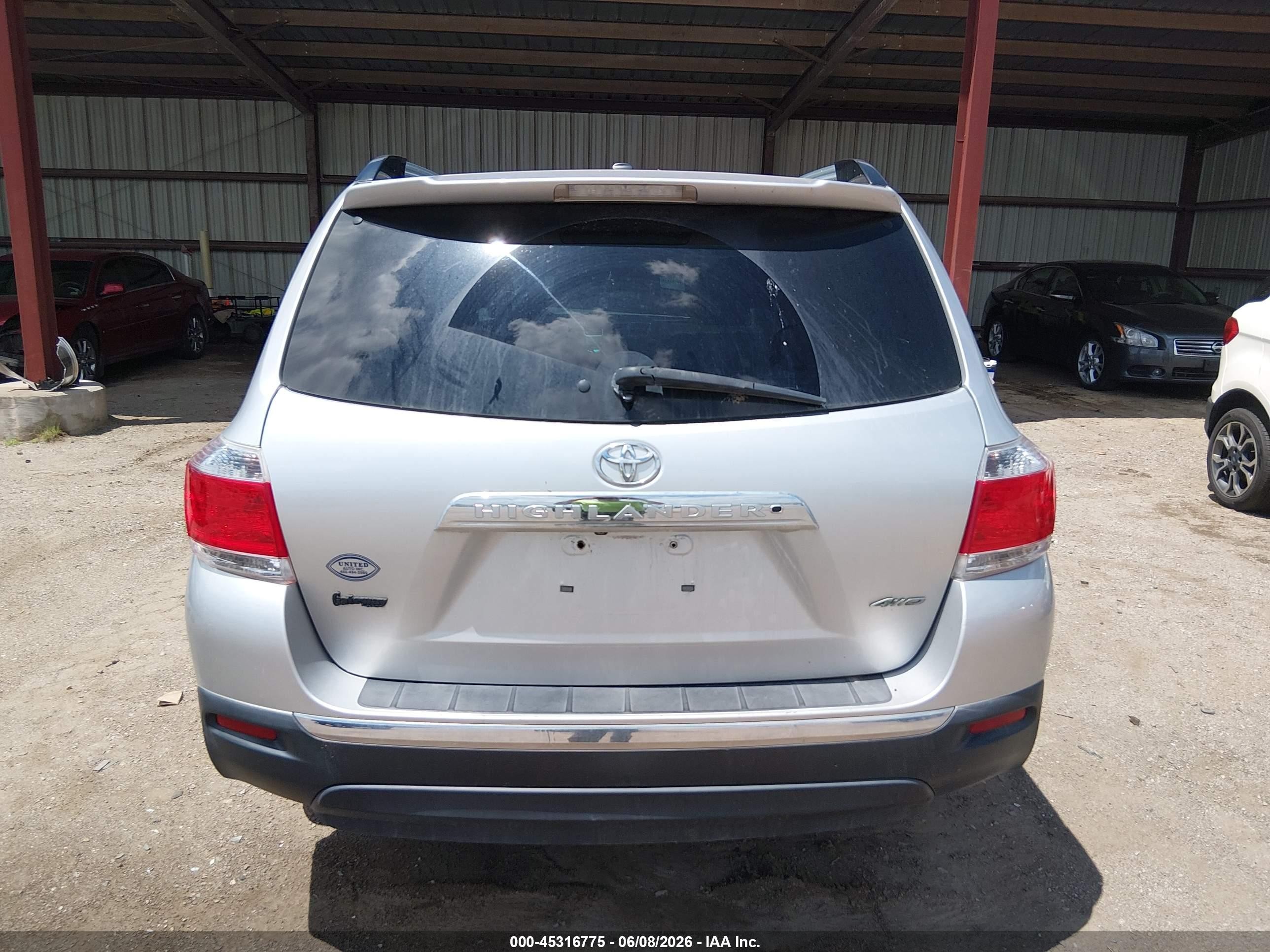 2012 Toyota Highlander Limited V6 Silver vin: 5TDDK3EH2CS096694