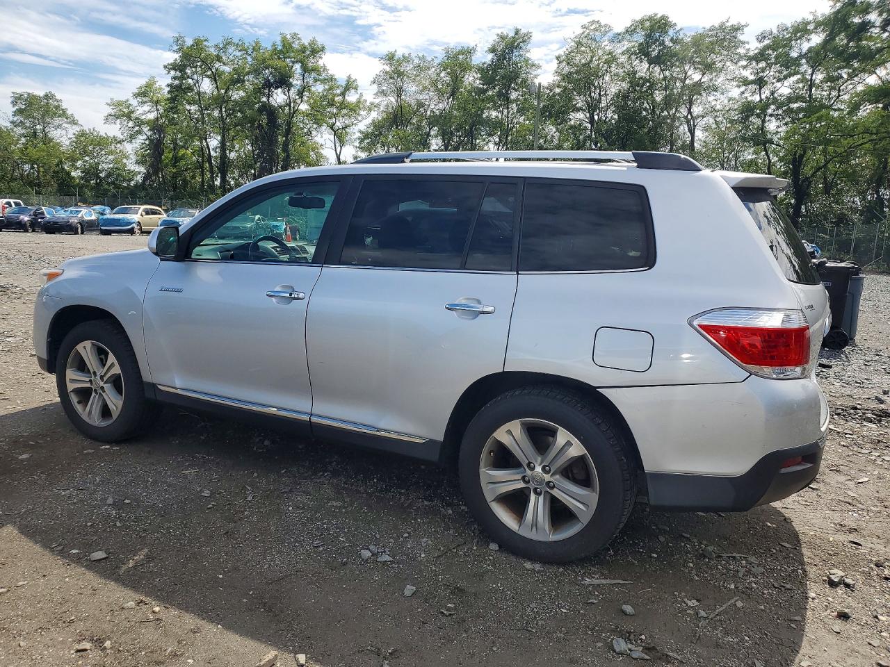 2012 Toyota Highlander Limited Silver vin: 5TDDK3EH2CS103126