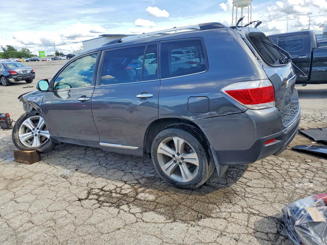 2012 Toyota Highlander Limited Charcoal vin: 5TDDK3EH2CS112134