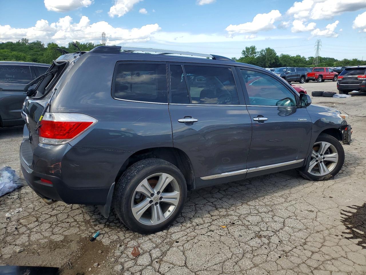 2012 Toyota Highlander Limited Charcoal vin: 5TDDK3EH2CS112134