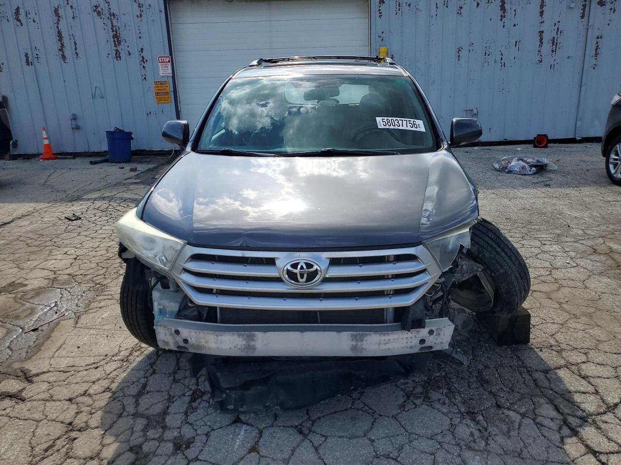 2012 Toyota Highlander Limited Charcoal vin: 5TDDK3EH2CS112134