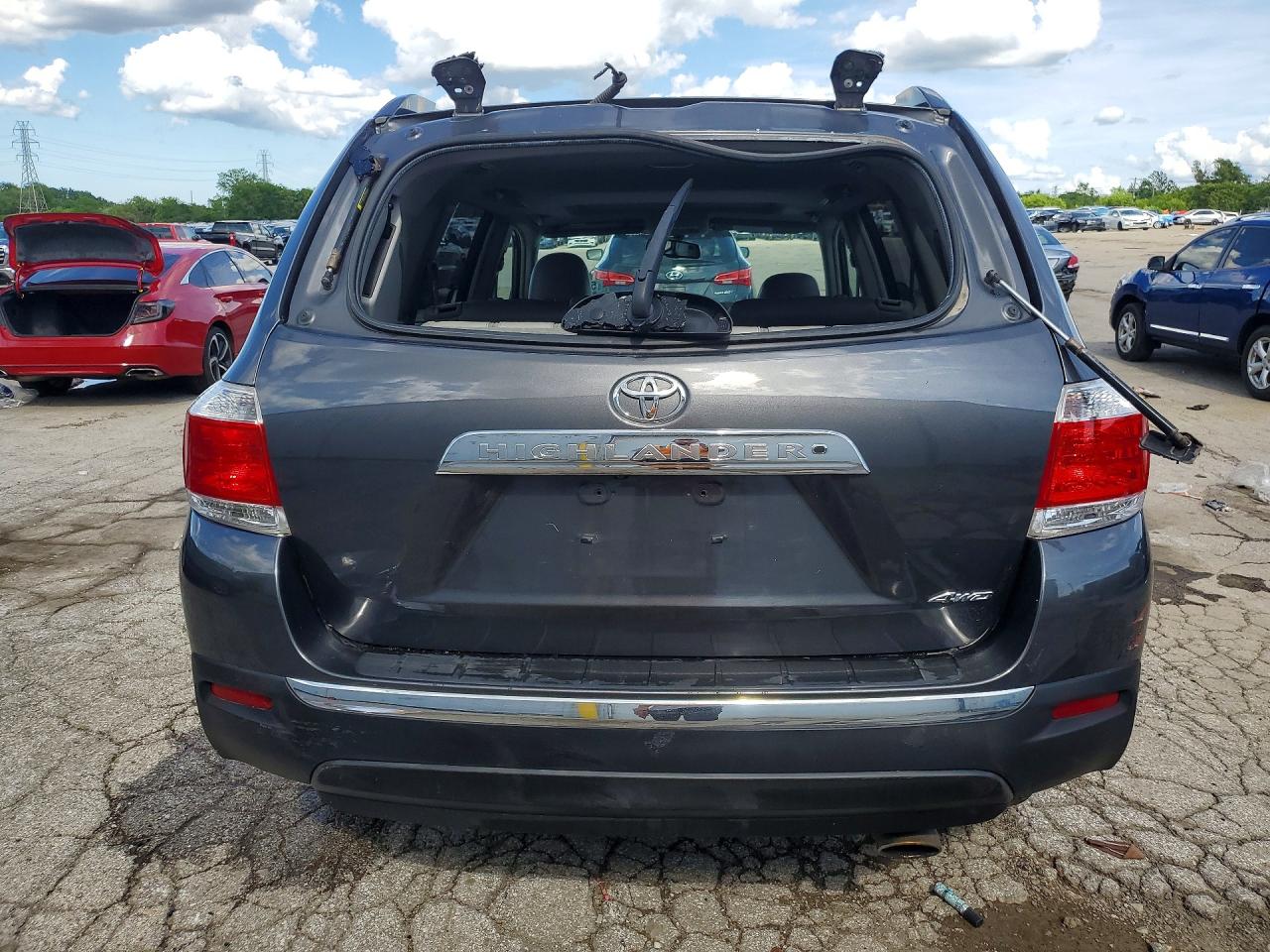 2012 Toyota Highlander Limited Charcoal vin: 5TDDK3EH2CS112134
