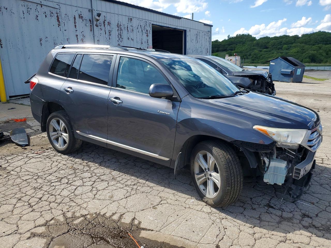 2012 Toyota Highlander Limited Charcoal vin: 5TDDK3EH2CS112134