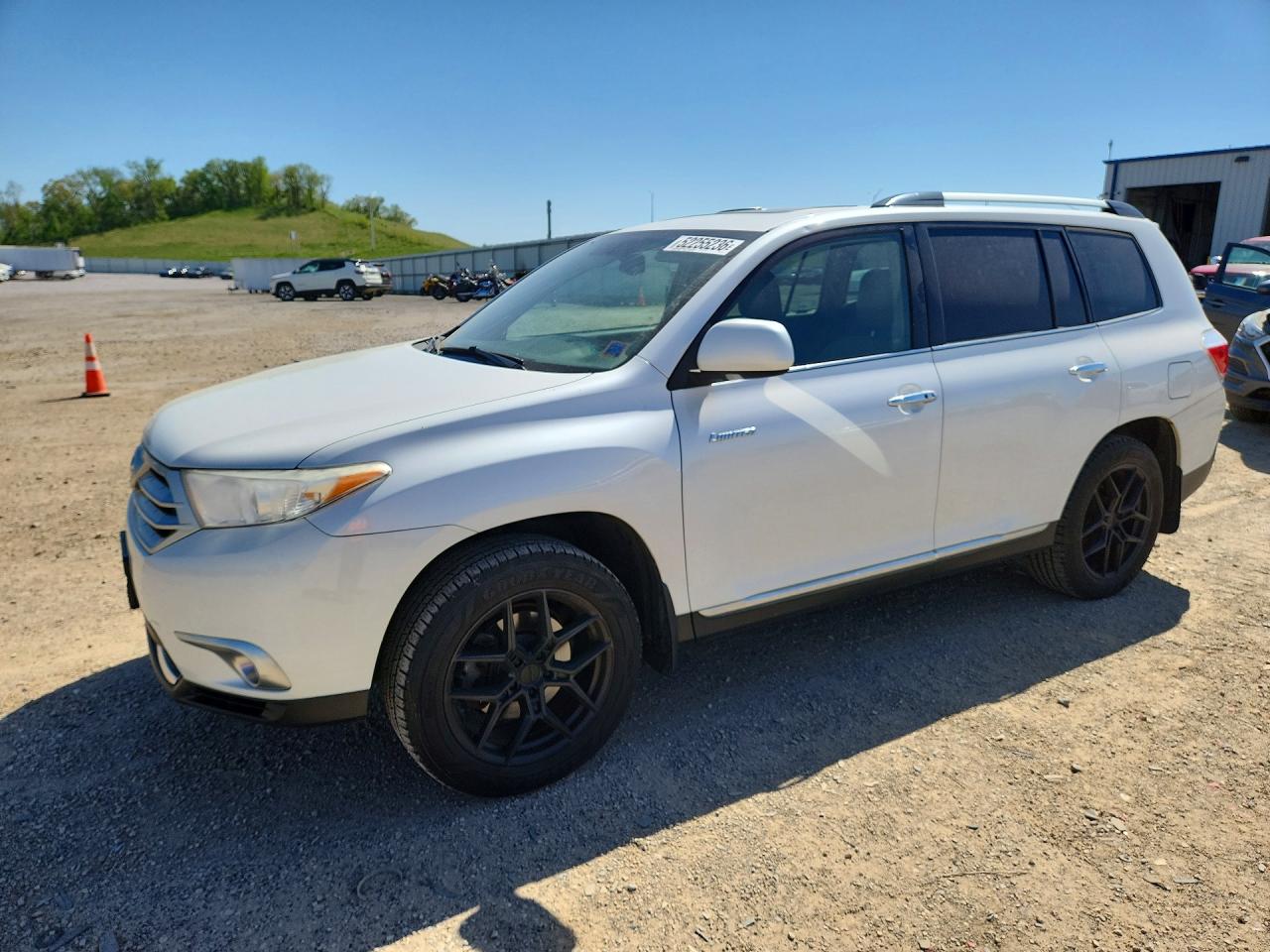 2012 Toyota Highlander Limited White vin: 5TDDK3EH2CS119178