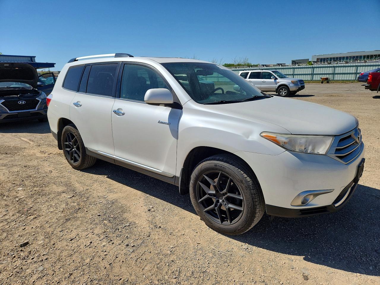 2012 Toyota Highlander Limited White vin: 5TDDK3EH2CS119178