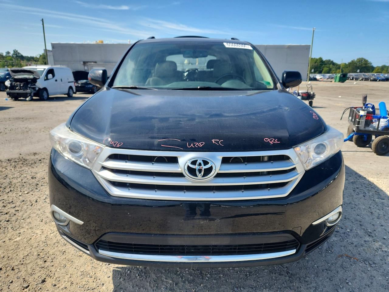 2012 Toyota Highlander Limited Black vin: 5TDDK3EH2CS126616