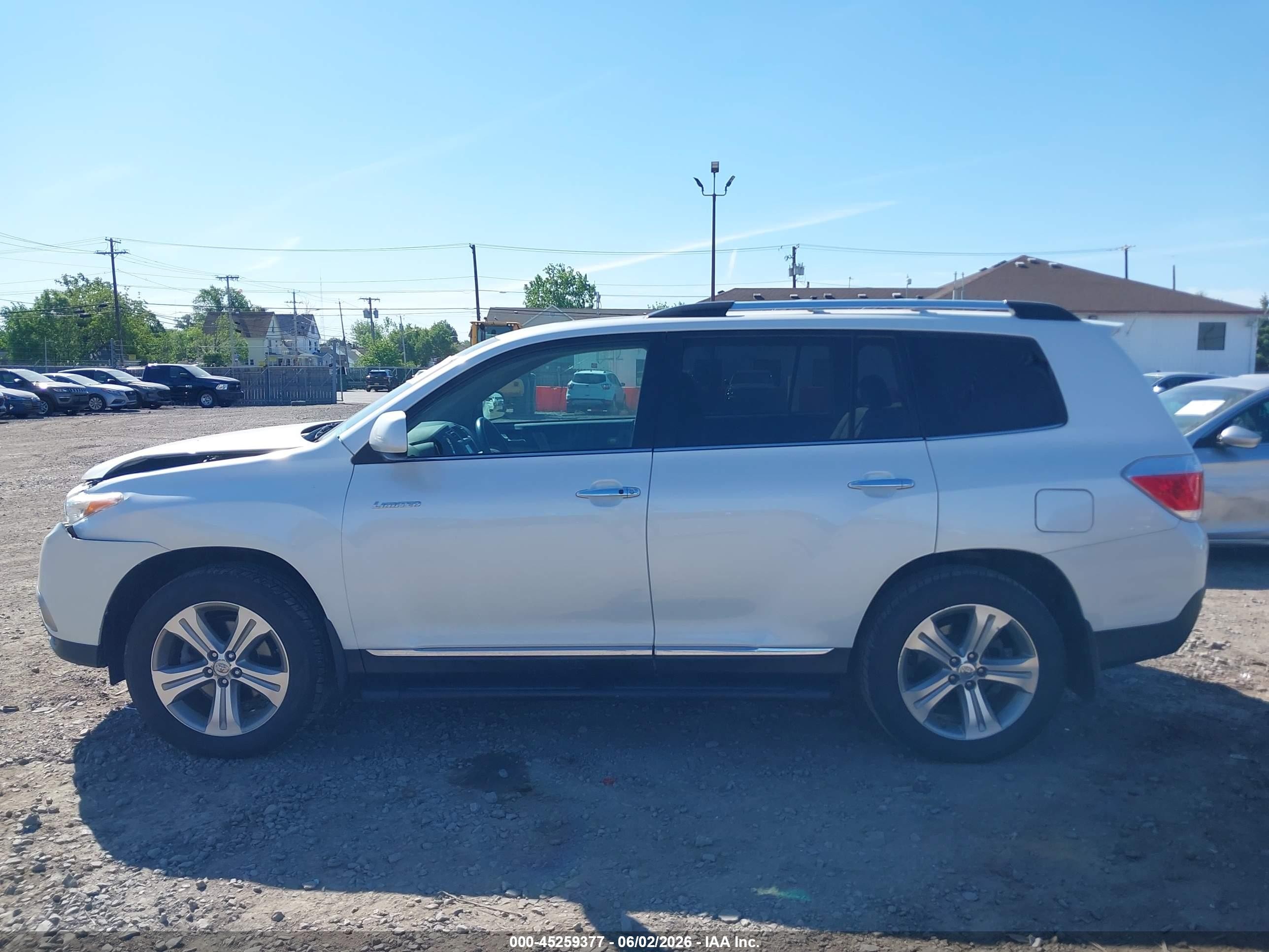 2012 Toyota Highlander Limited V6 White vin: 5TDDK3EH2CS133632