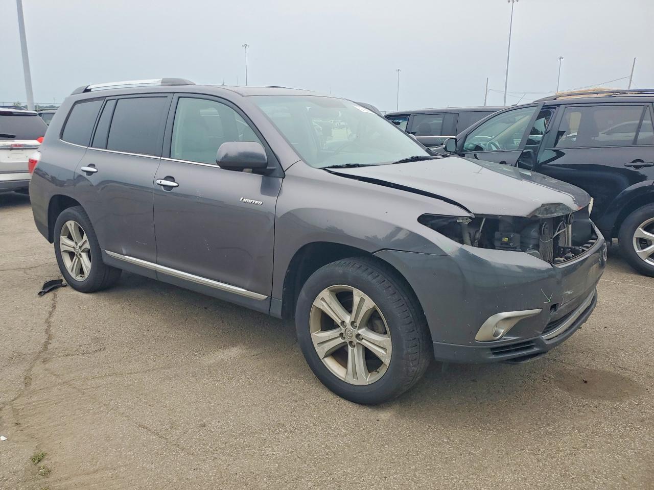 2012 Toyota Highlander Limited Gray vin: 5TDDK3EH2CS137650
