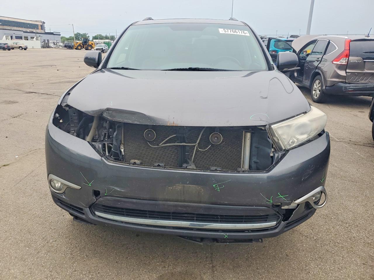 2012 Toyota Highlander Limited Gray vin: 5TDDK3EH2CS137650