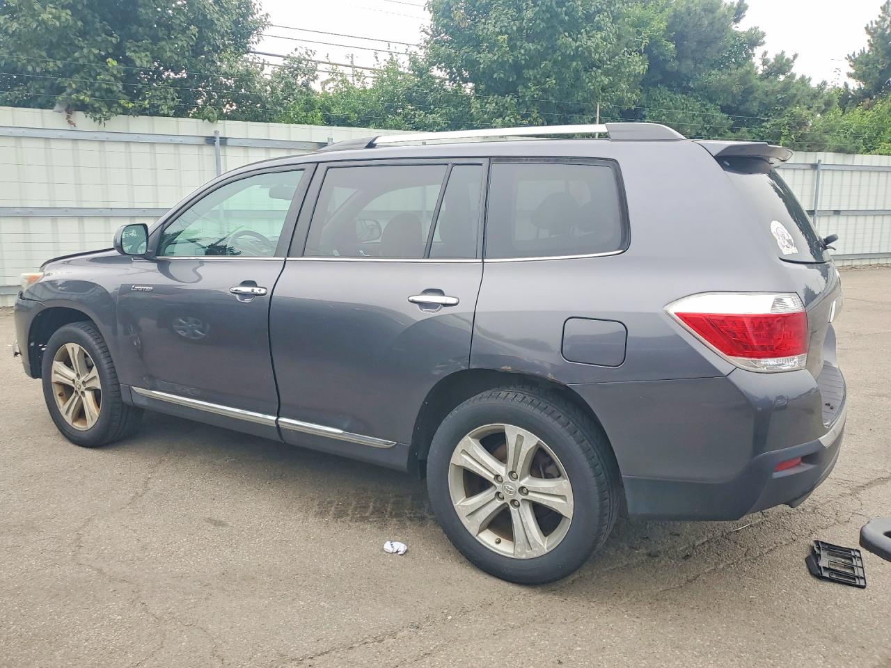 2012 Toyota Highlander Limited Gray vin: 5TDDK3EH2CS137650