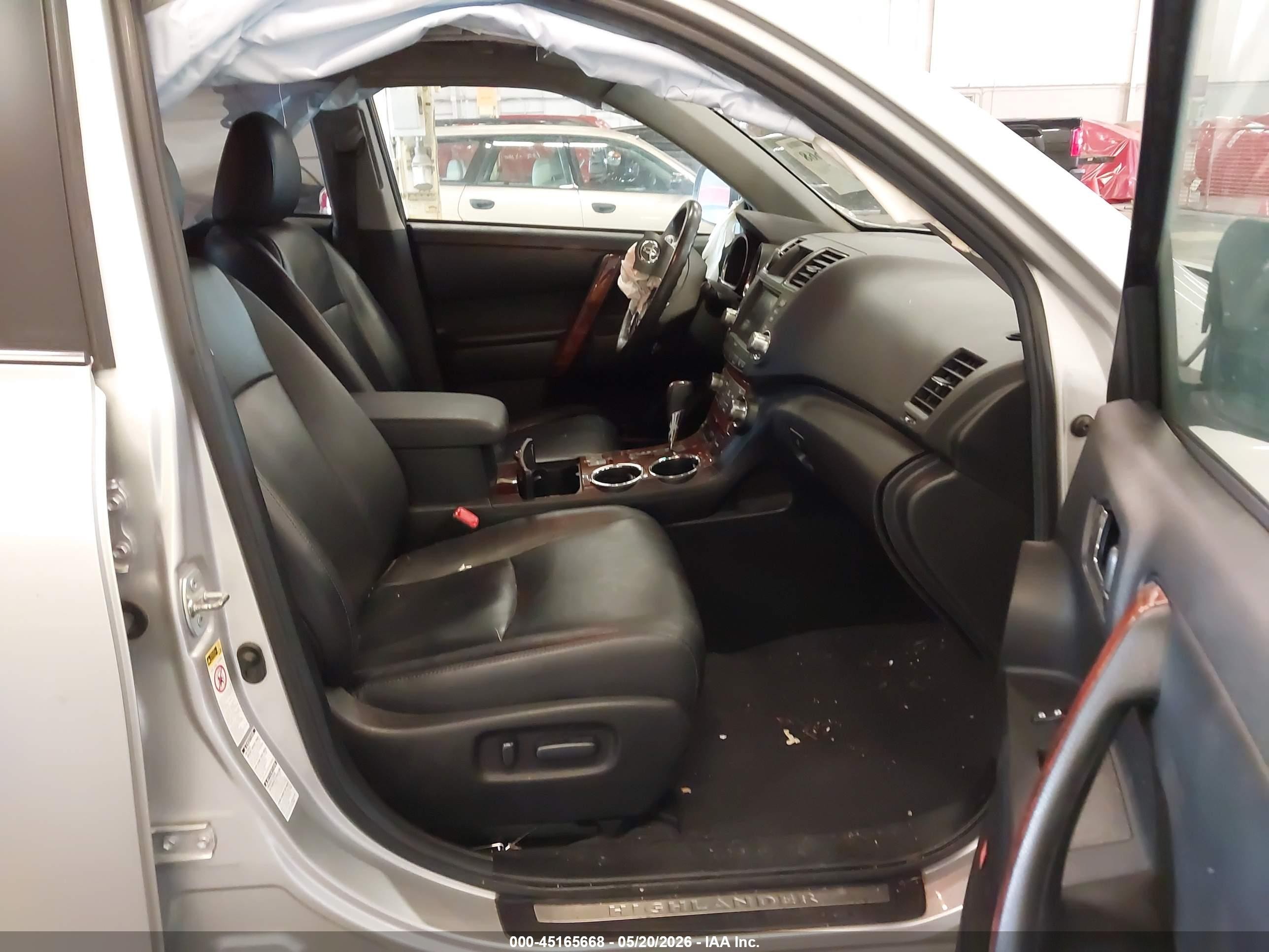2012 Toyota Highlander Limited V6 Серебряный vin: 5TDDK3EH2CS139429