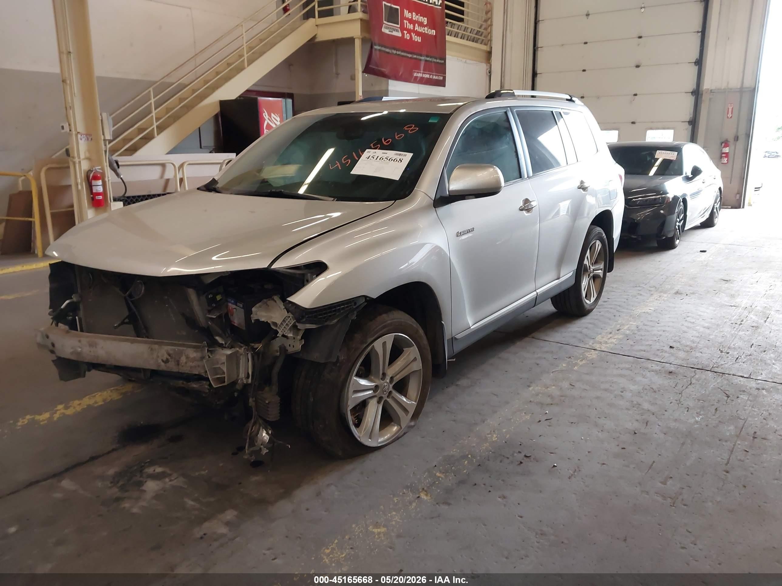 2012 Toyota Highlander Limited V6 Серебряный vin: 5TDDK3EH2CS139429