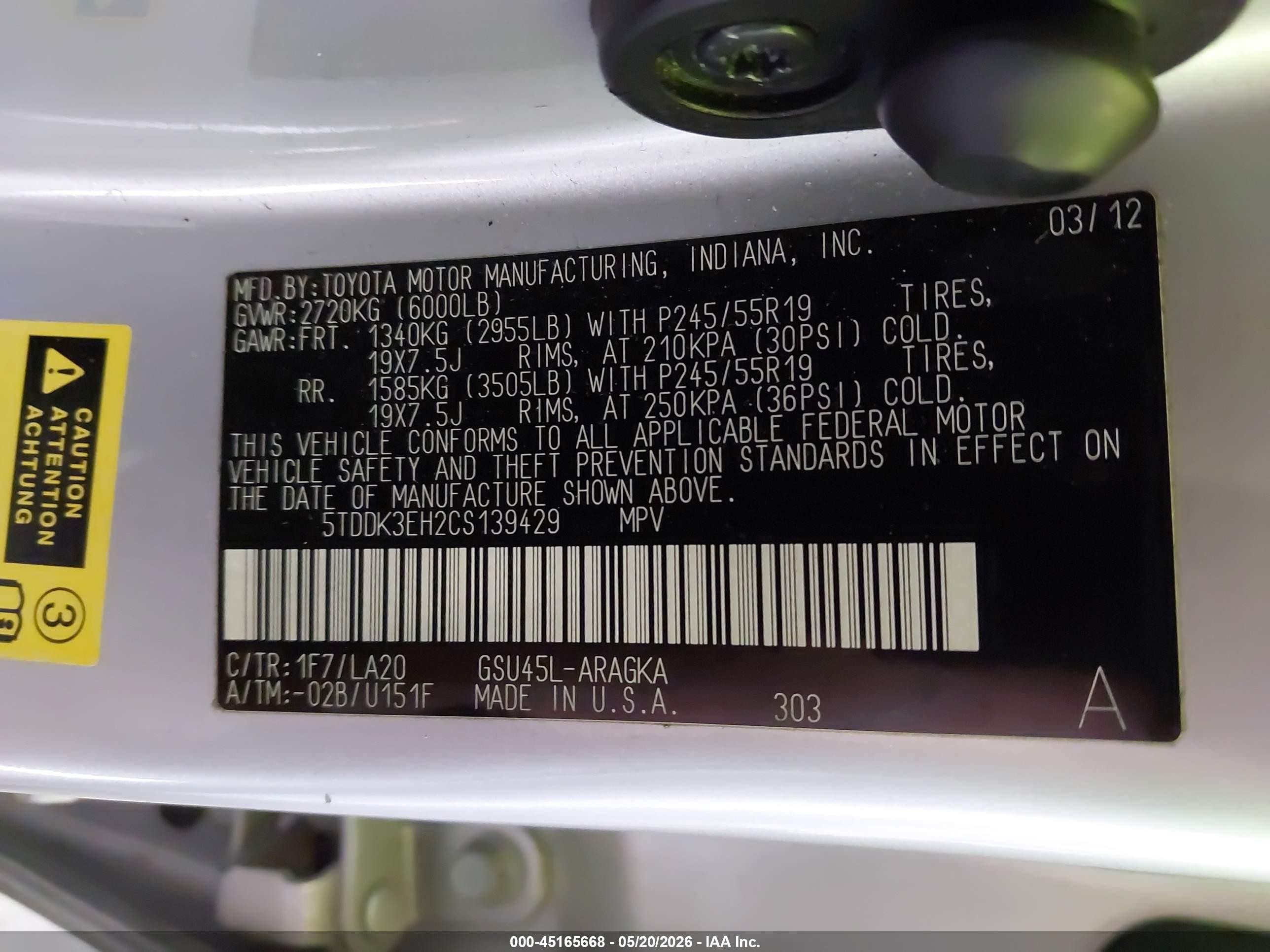 2012 Toyota Highlander Limited V6 Серебряный vin: 5TDDK3EH2CS139429
