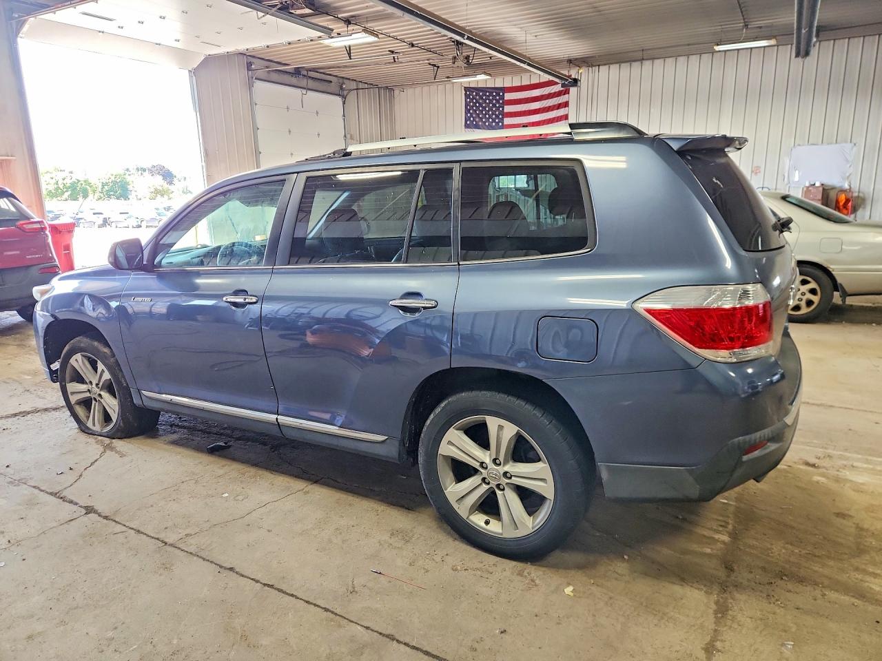 2012 Toyota Highlander Blue vin: 5TDDK3EH2CS154111