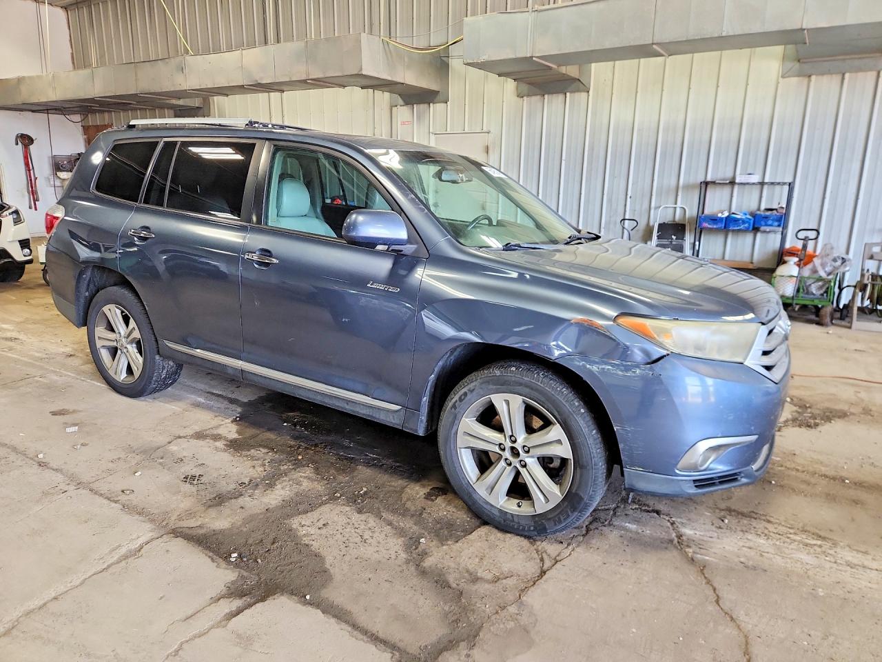 2012 Toyota Highlander Blue vin: 5TDDK3EH2CS154111