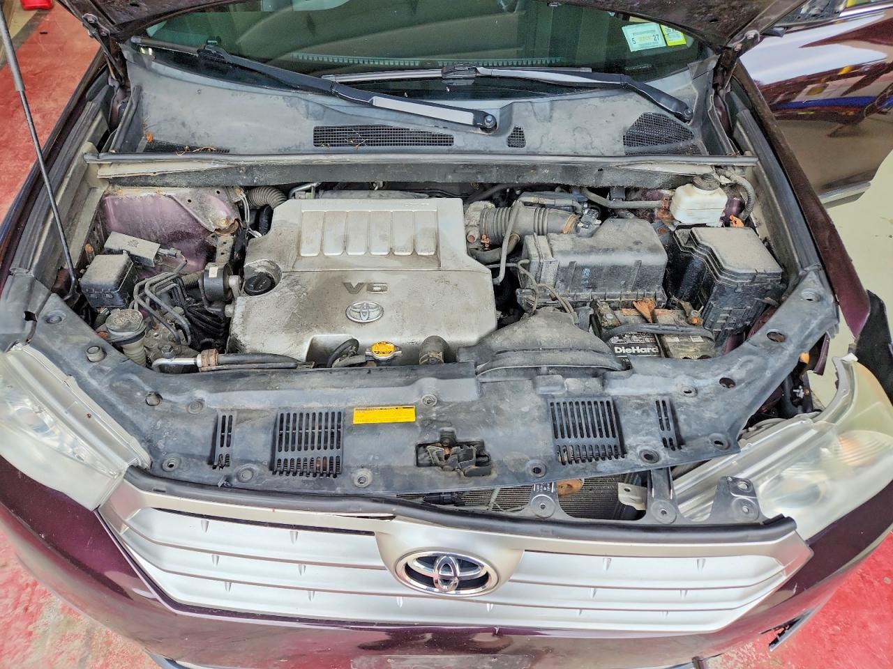 2012 Toyota Highlander Limited Burgundy vin: 5TDDK3EH2CS158904