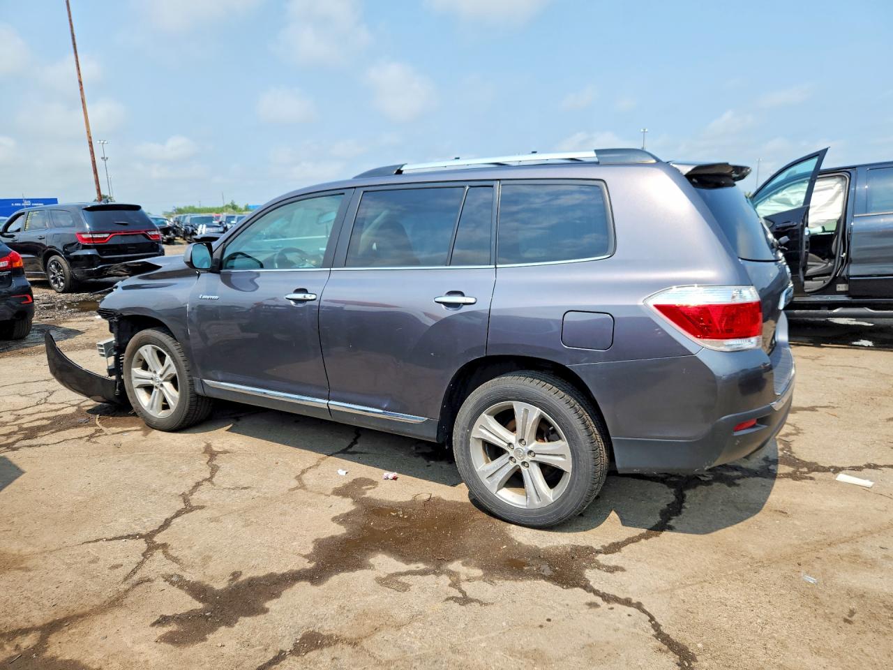 2012 Toyota Highlander Limited Gray vin: 5TDDK3EH2CS167666