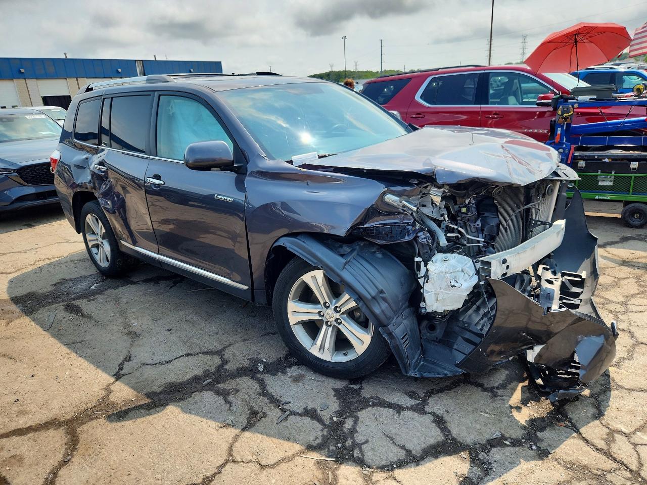 2012 Toyota Highlander Limited Gray vin: 5TDDK3EH2CS167666