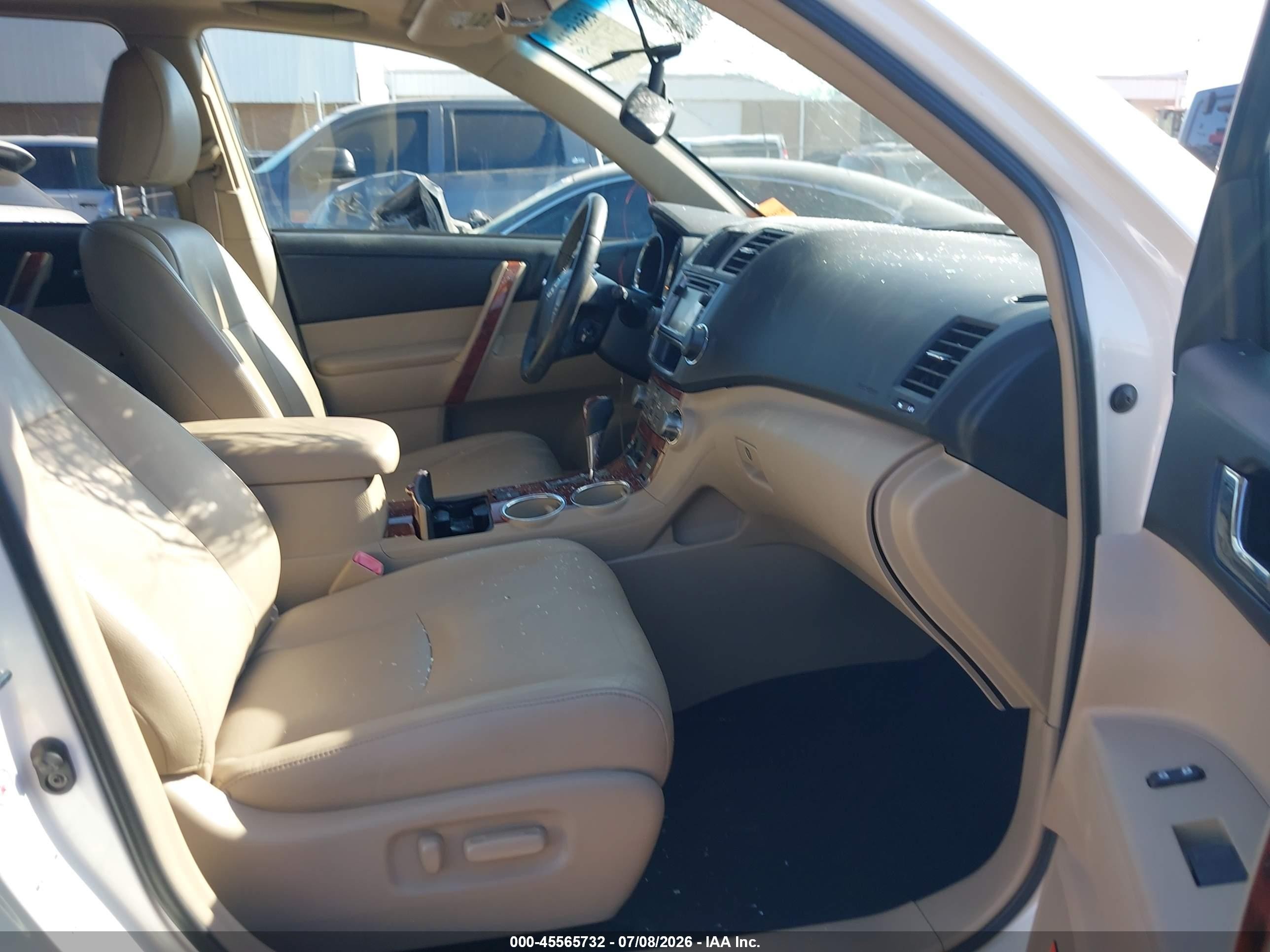 2013 Toyota Highlander Limited V6 Белый vin: 5TDDK3EH2DS226006