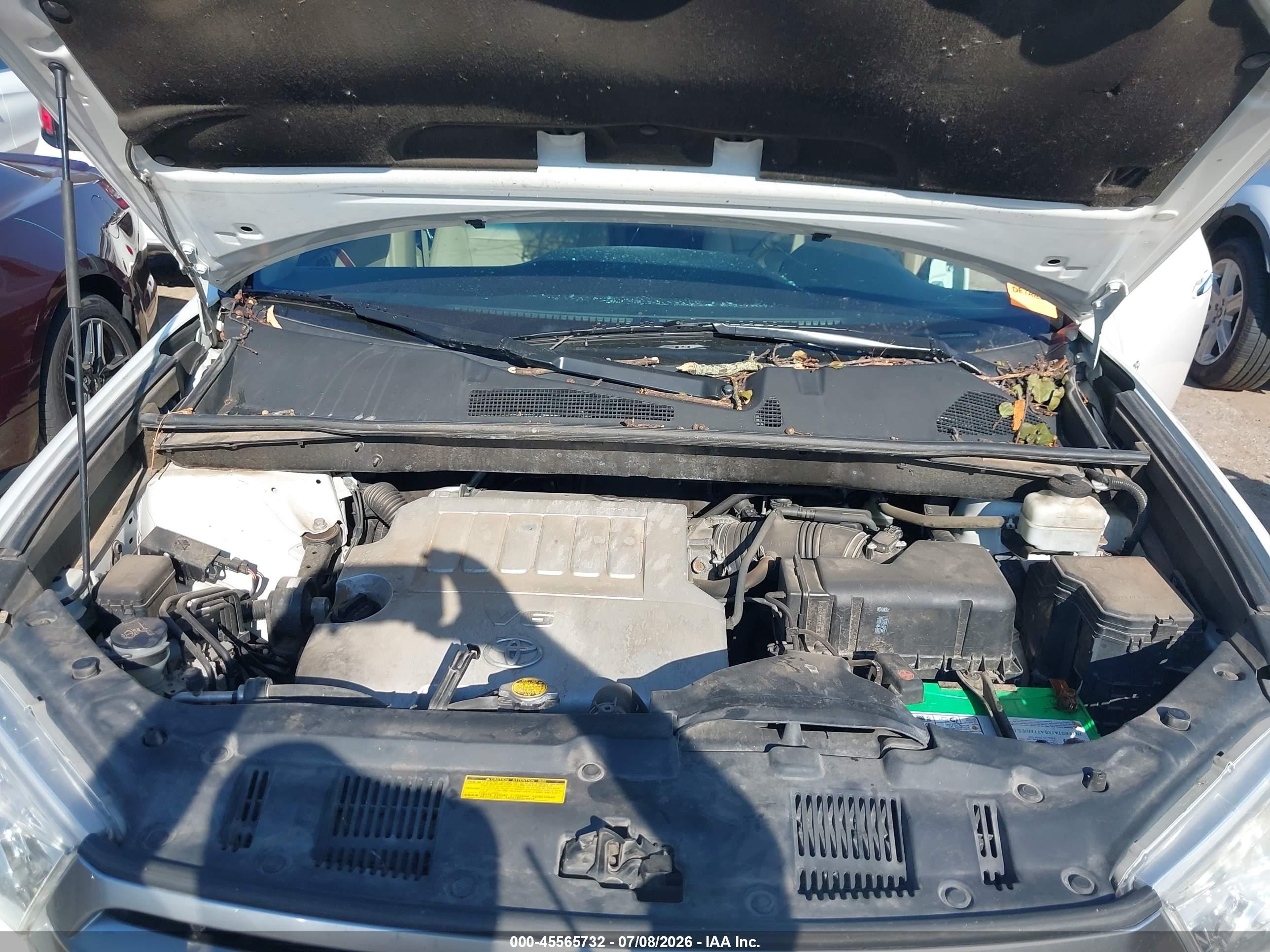 2013 Toyota Highlander Limited V6 Белый vin: 5TDDK3EH2DS226006