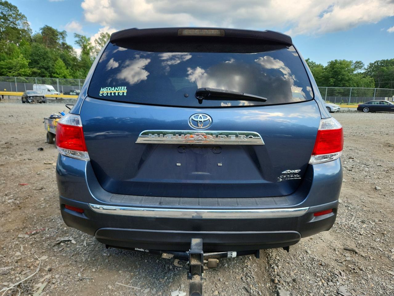 2013 Toyota Highlander Limited Blue vin: 5TDDK3EH2DS229181