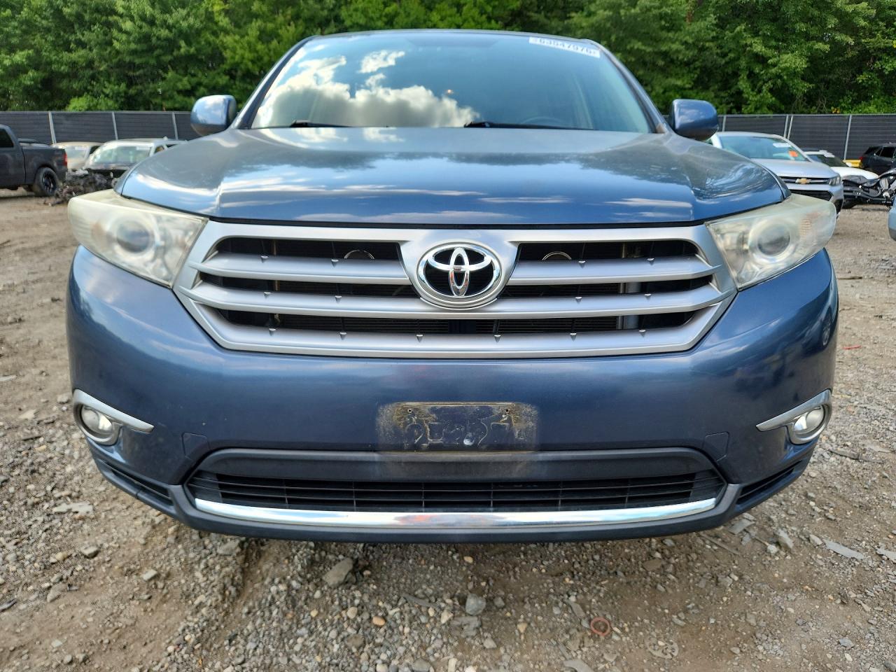 2013 Toyota Highlander Limited Blue vin: 5TDDK3EH2DS229181