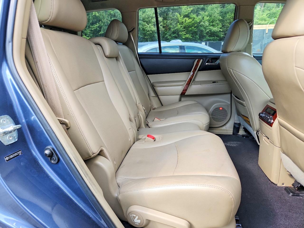 2013 Toyota Highlander Limited Blue vin: 5TDDK3EH2DS229181