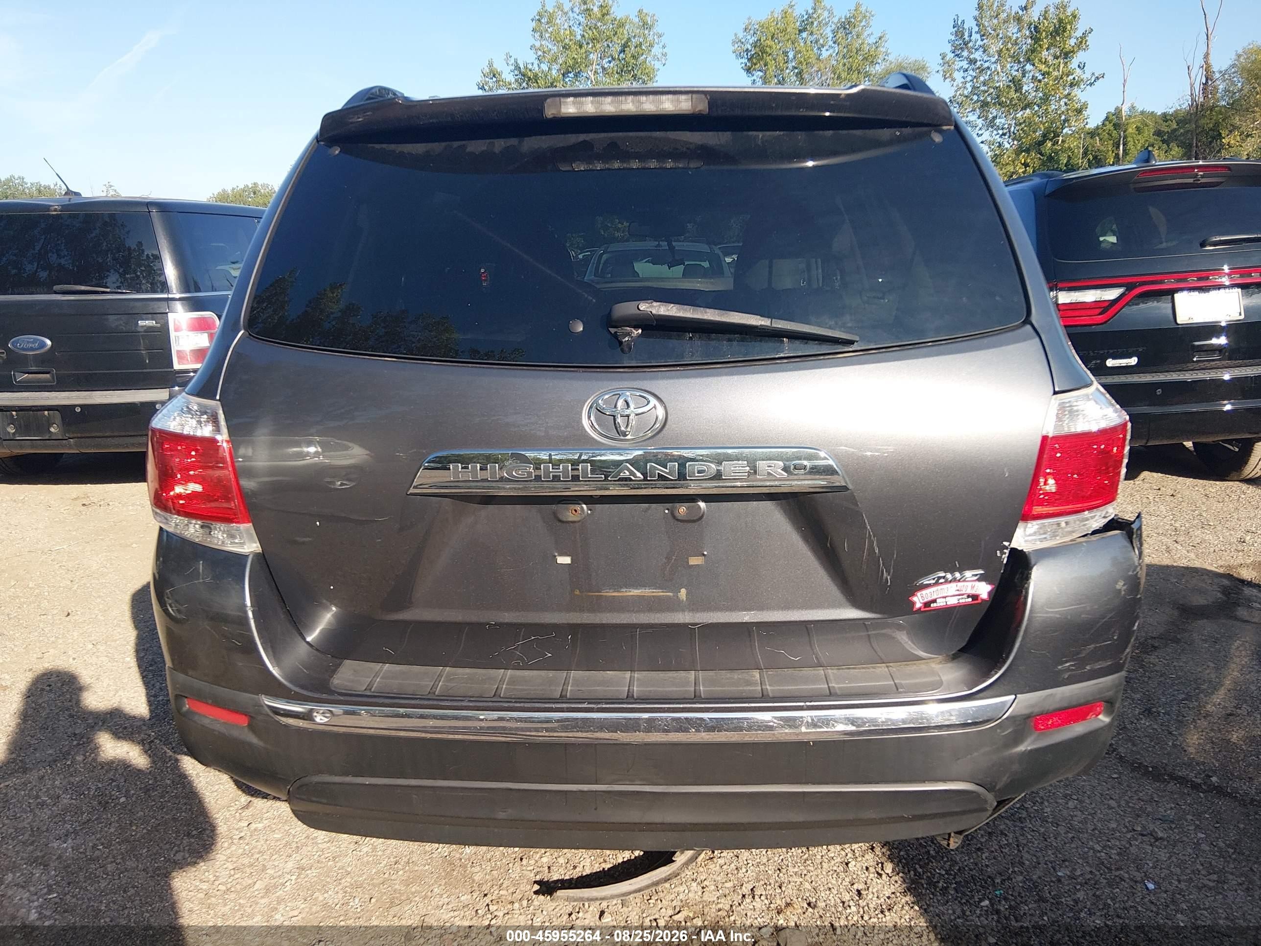 2013 Toyota Highlander Limited V6 Gray vin: 5TDDK3EH2DS233120