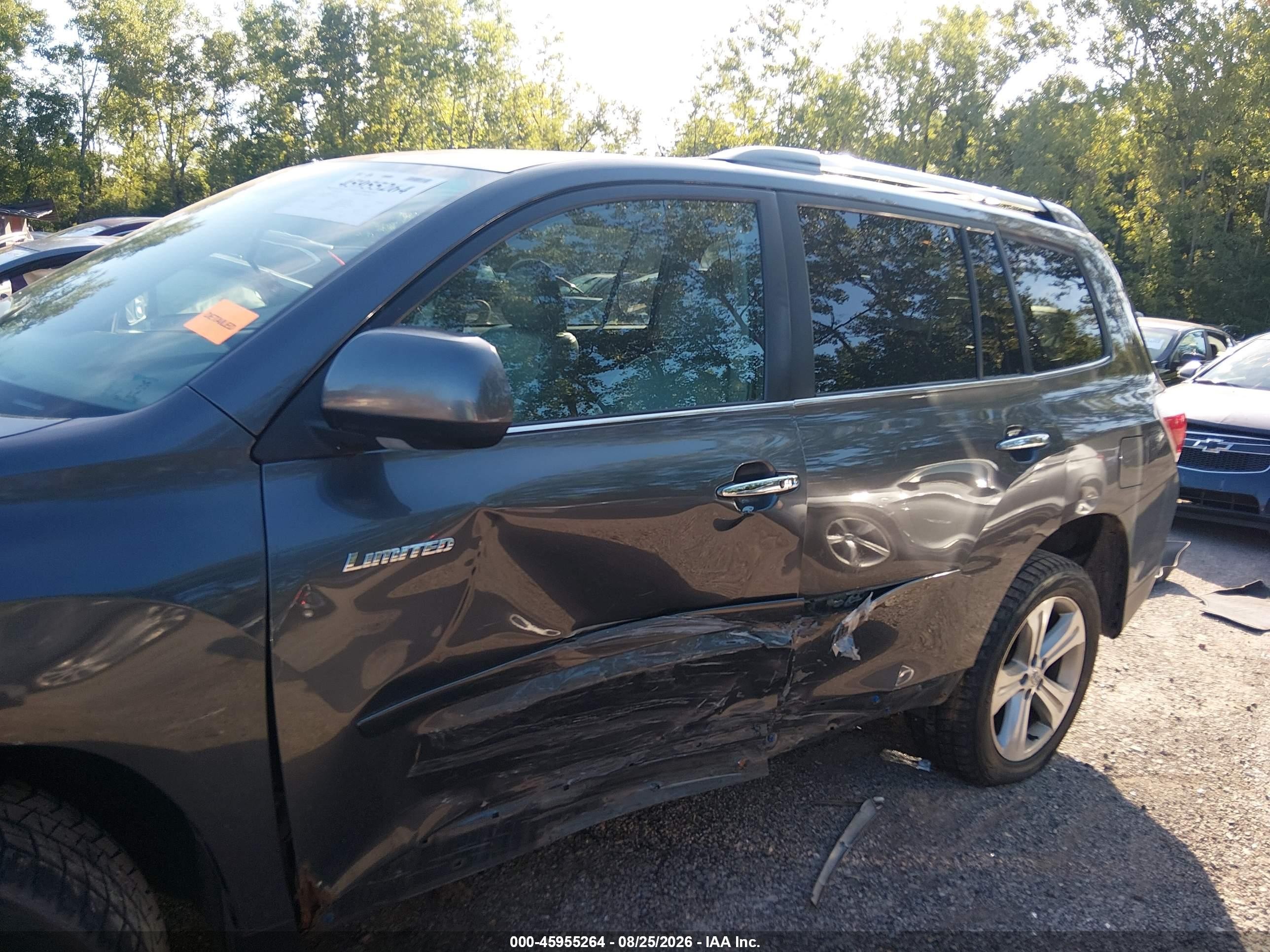 2013 Toyota Highlander Limited V6 Gray vin: 5TDDK3EH2DS233120