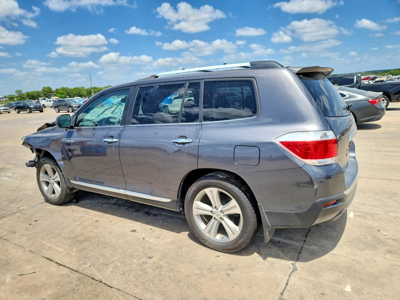 2013 Toyota Highlander Limited Gray vin: 5TDDK3EH2DS242979