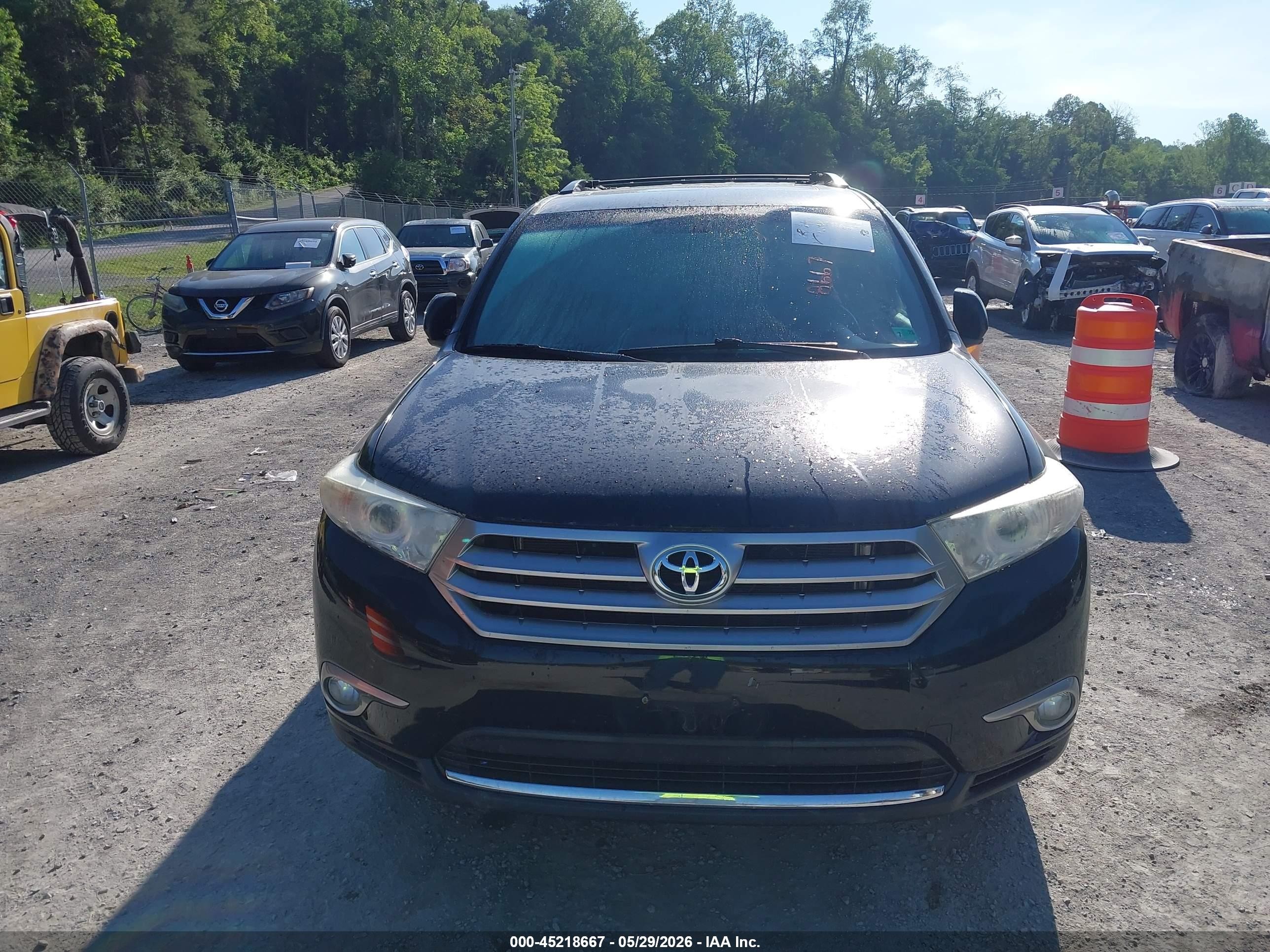 2013 Toyota Highlander Limited V6 Black vin: 5TDDK3EH2DS253562
