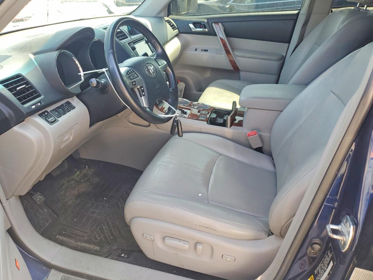 2013 Toyota Highlander Limited Blue vin: 5TDDK3EH2DS255747