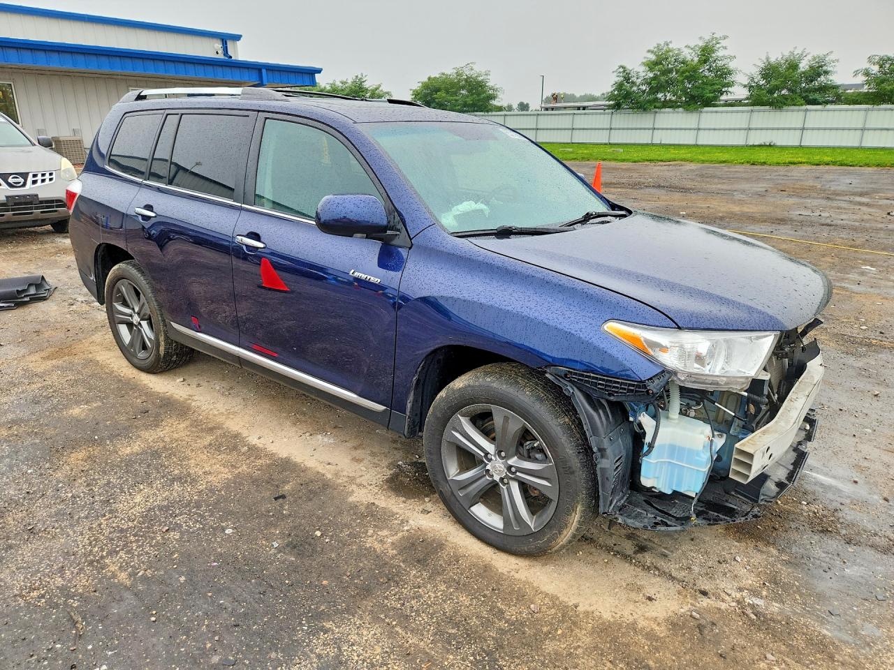 2011 Toyota Highlander Limited Blue vin: 5TDDK3EH3BS059541