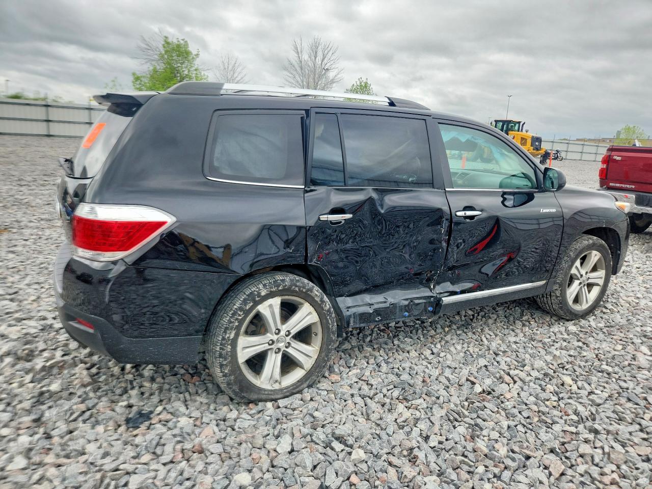 2011 Toyota Highlander Limited Black vin: 5TDDK3EH3BS079529