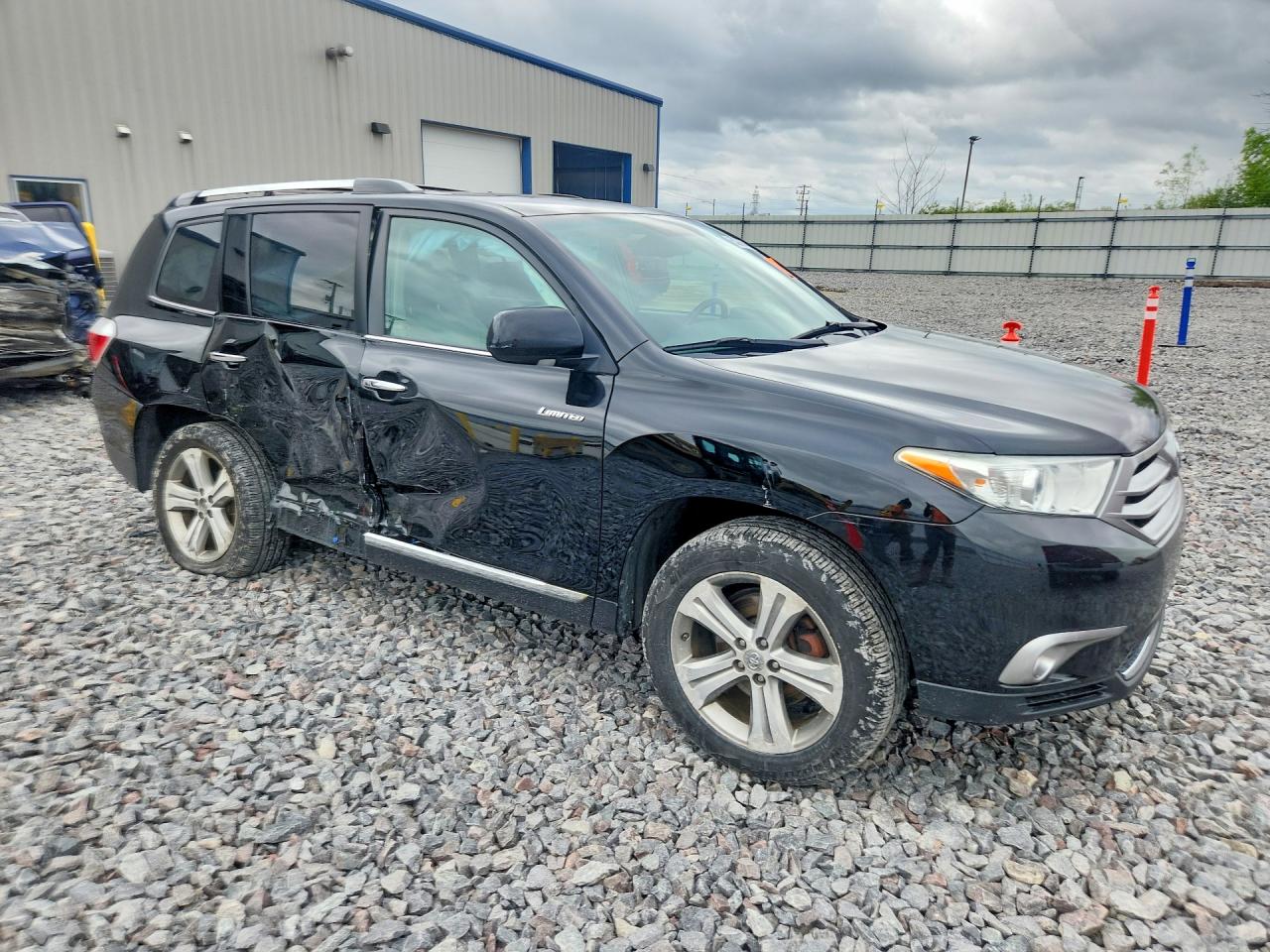 2011 Toyota Highlander Limited Black vin: 5TDDK3EH3BS079529